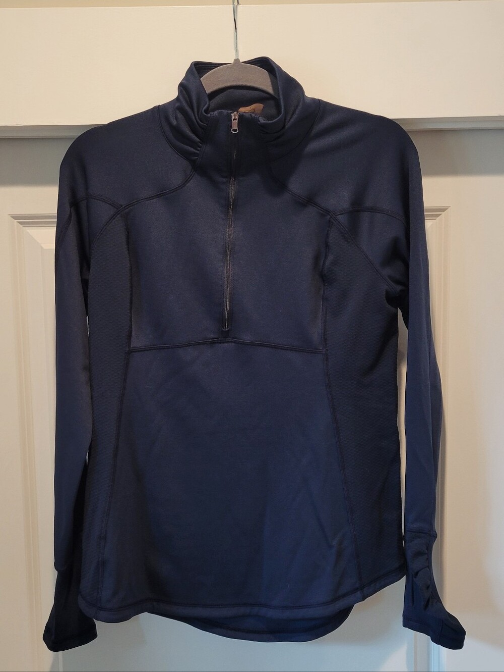 CALIA by Carrie Underwood Navy Active Quarter Zip - Picture 2 of 7